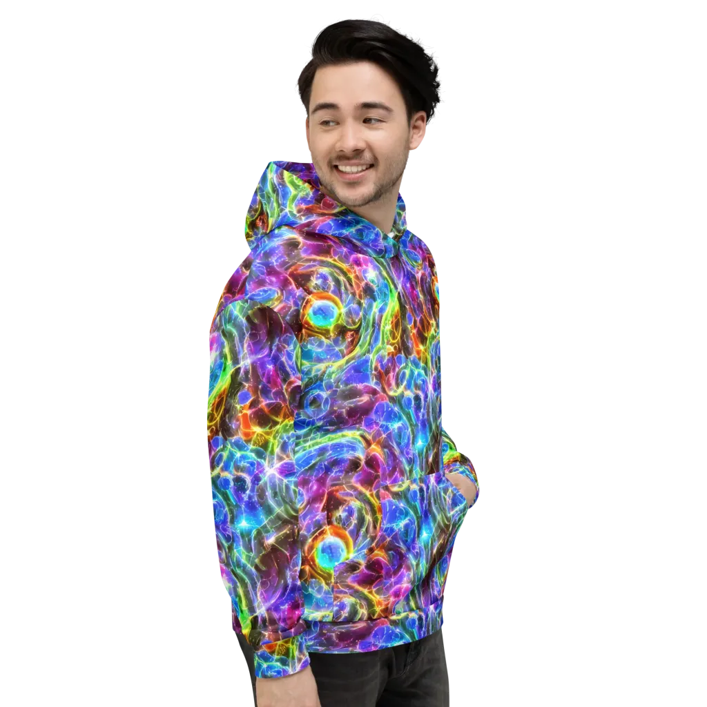 Galaxy Glass on Hoodie — Right