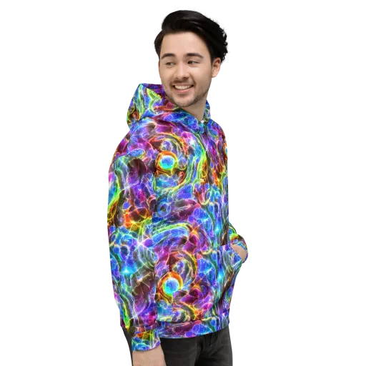 Galaxy Glass on a Hoodie