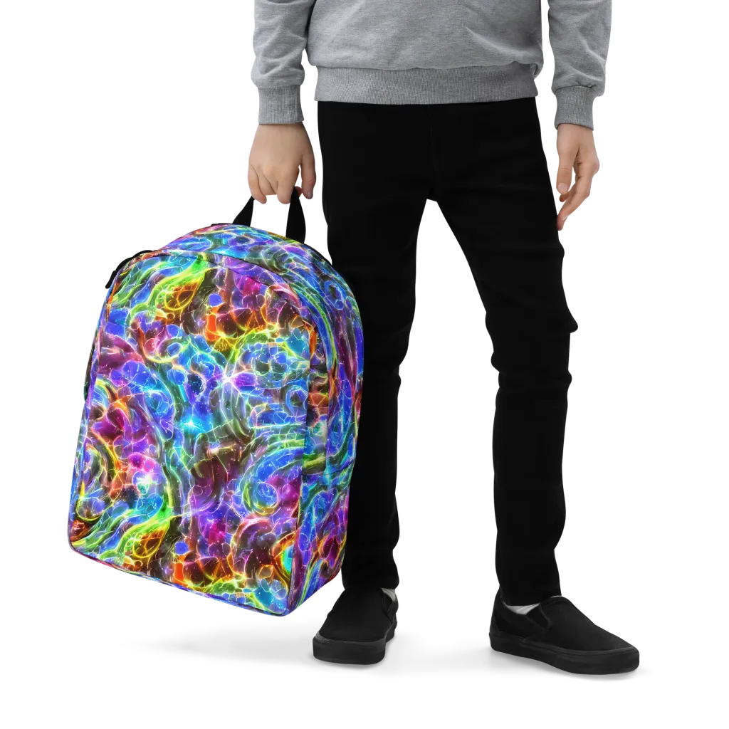 Galaxy Glass on Minimalist Backpack — Zoomed-in