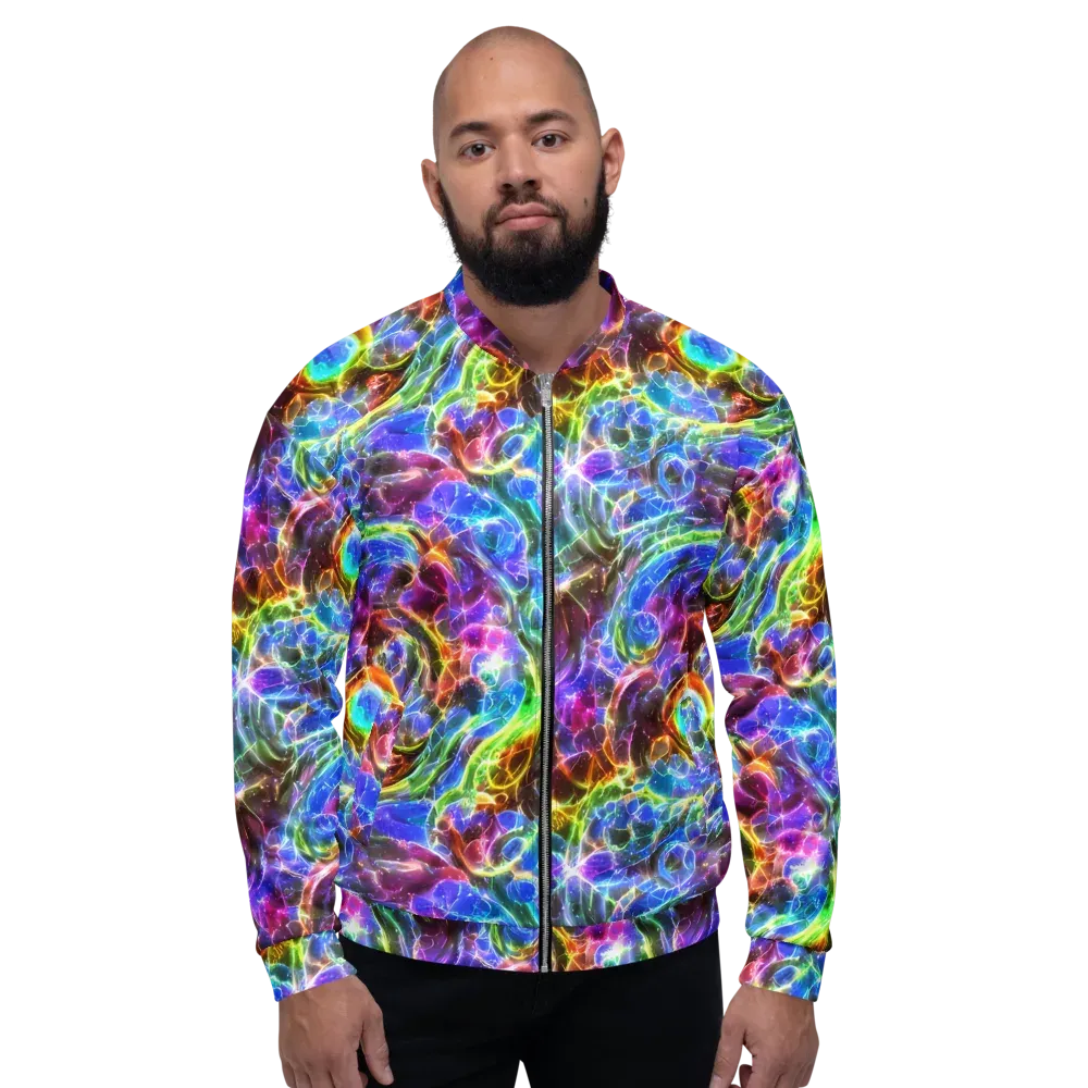 Galaxy Glass on Bomber Jacket — Front