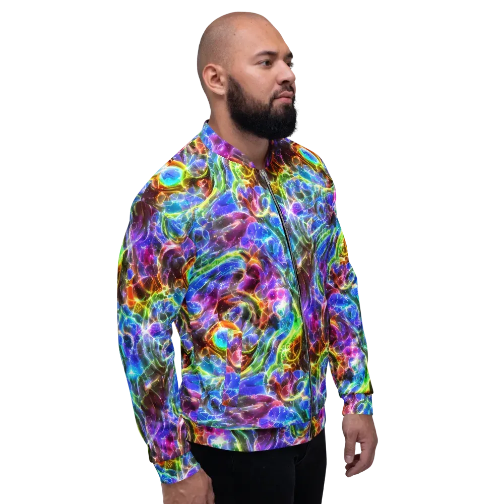 Galaxy Glass on Bomber Jacket — Right