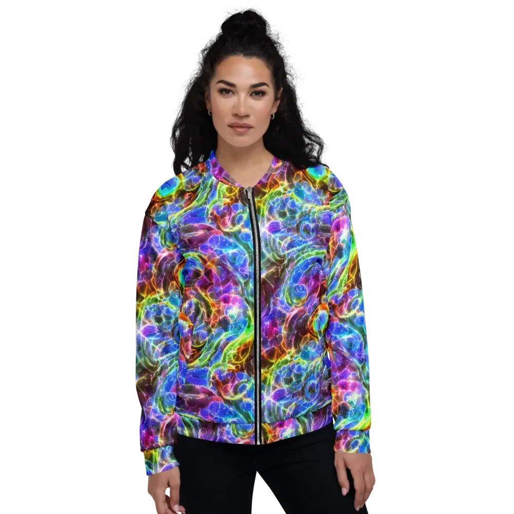 Galaxy Glass on Bomber Jacket — Front