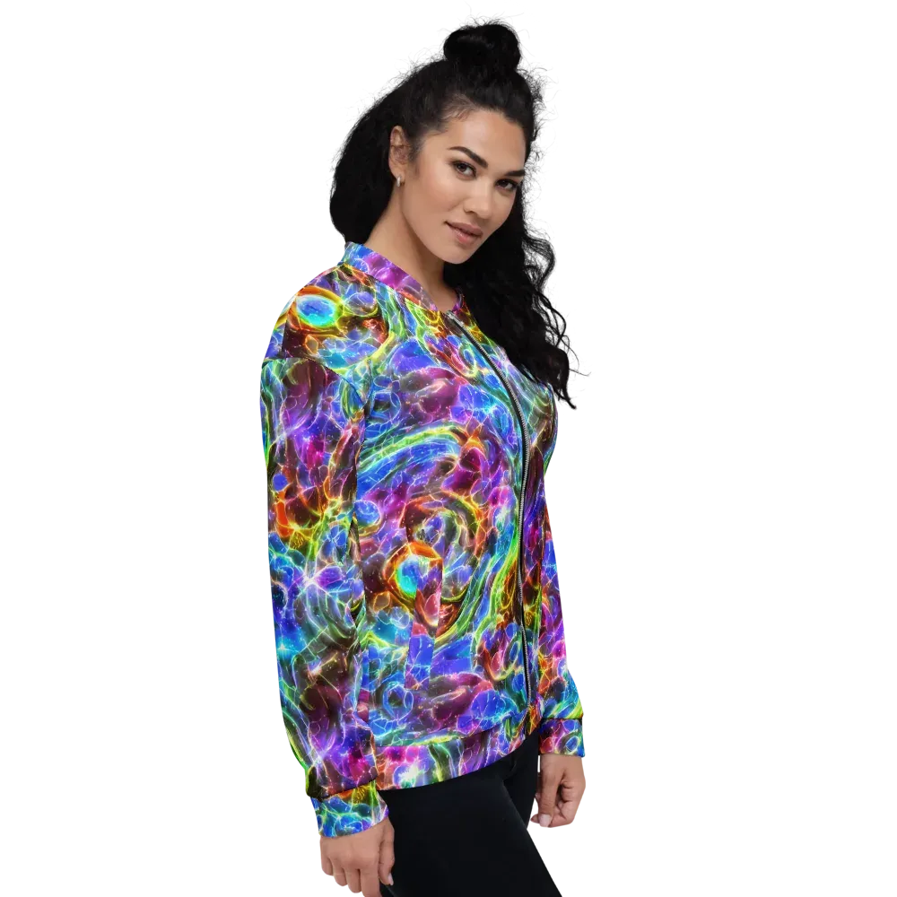 Galaxy Glass on Bomber Jacket — Right