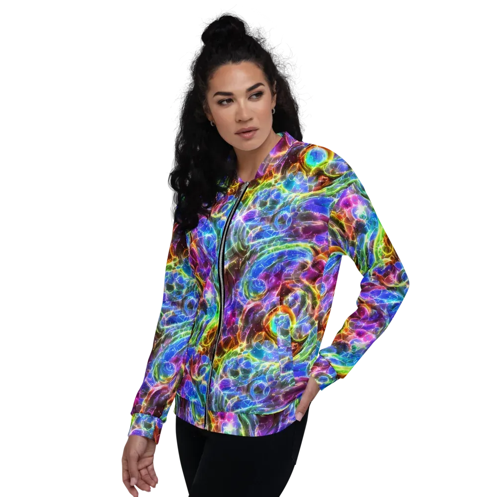 Galaxy Glass on Bomber Jacket — Left