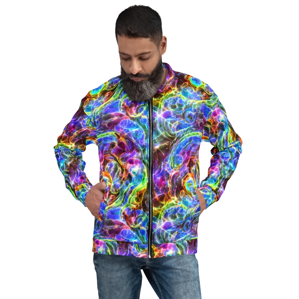 Galaxy Glass on Bomber Jacket — Front