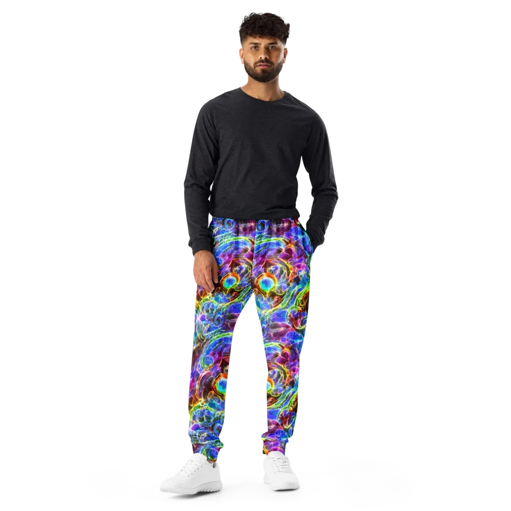 Galaxy Glass on Men's Joggers — Front