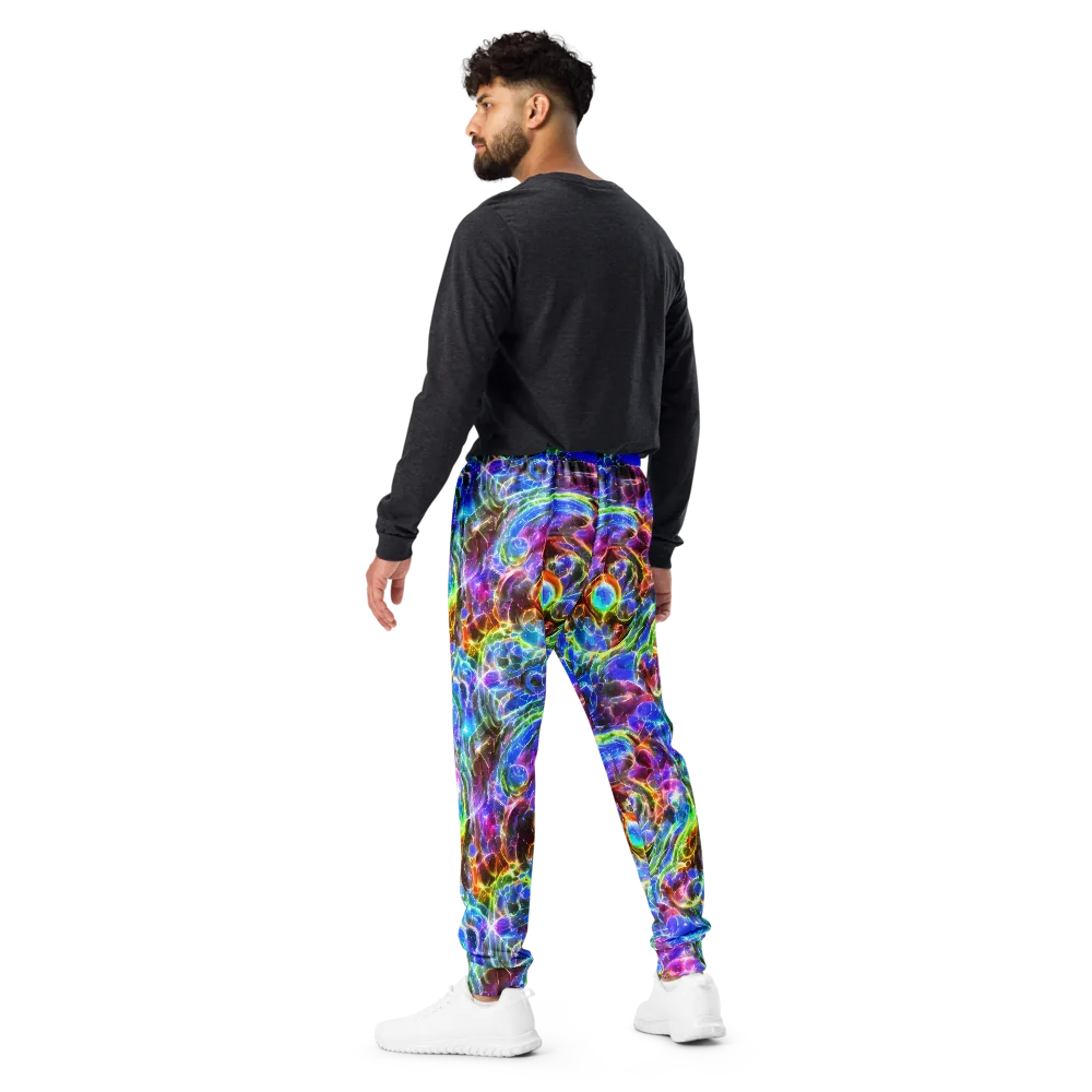 Galaxy Glass on Men's Joggers — Back