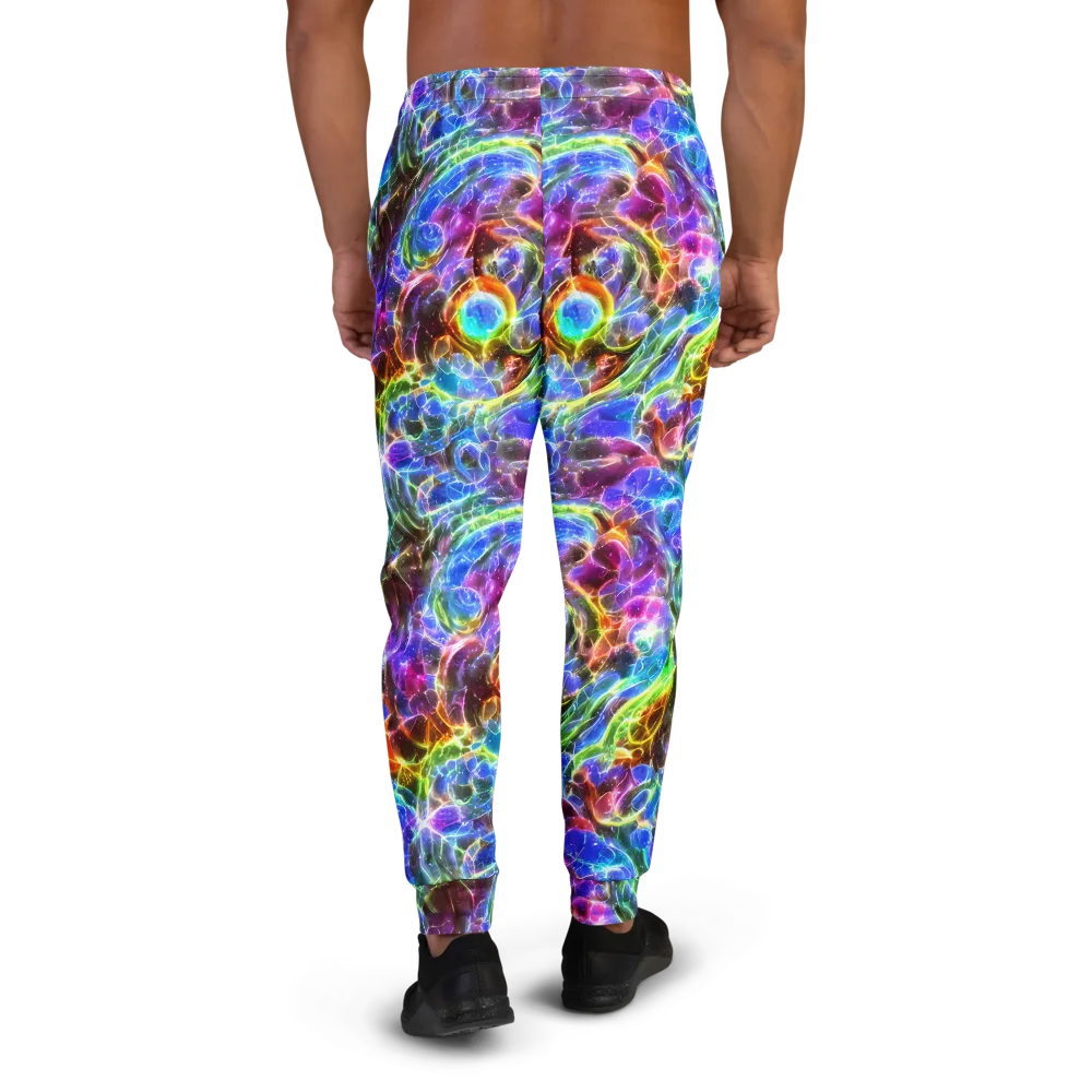Galaxy Glass on Men's Joggers — Back