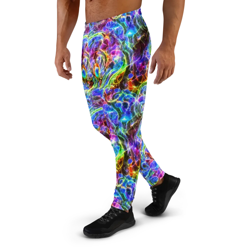 Galaxy Glass on Men's Joggers — Left