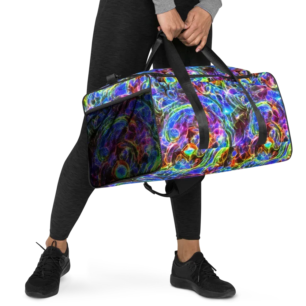 Galaxy Glass on Duffle Bag — Right Front