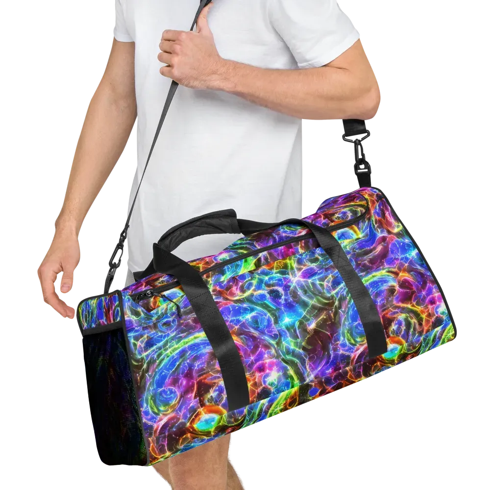Galaxy Glass on Duffle Bag — Right Front