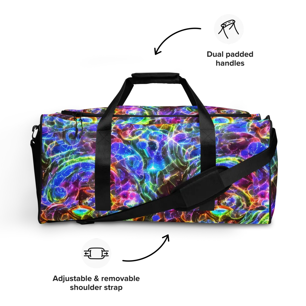 Galaxy Glass on Duffle Bag — Front