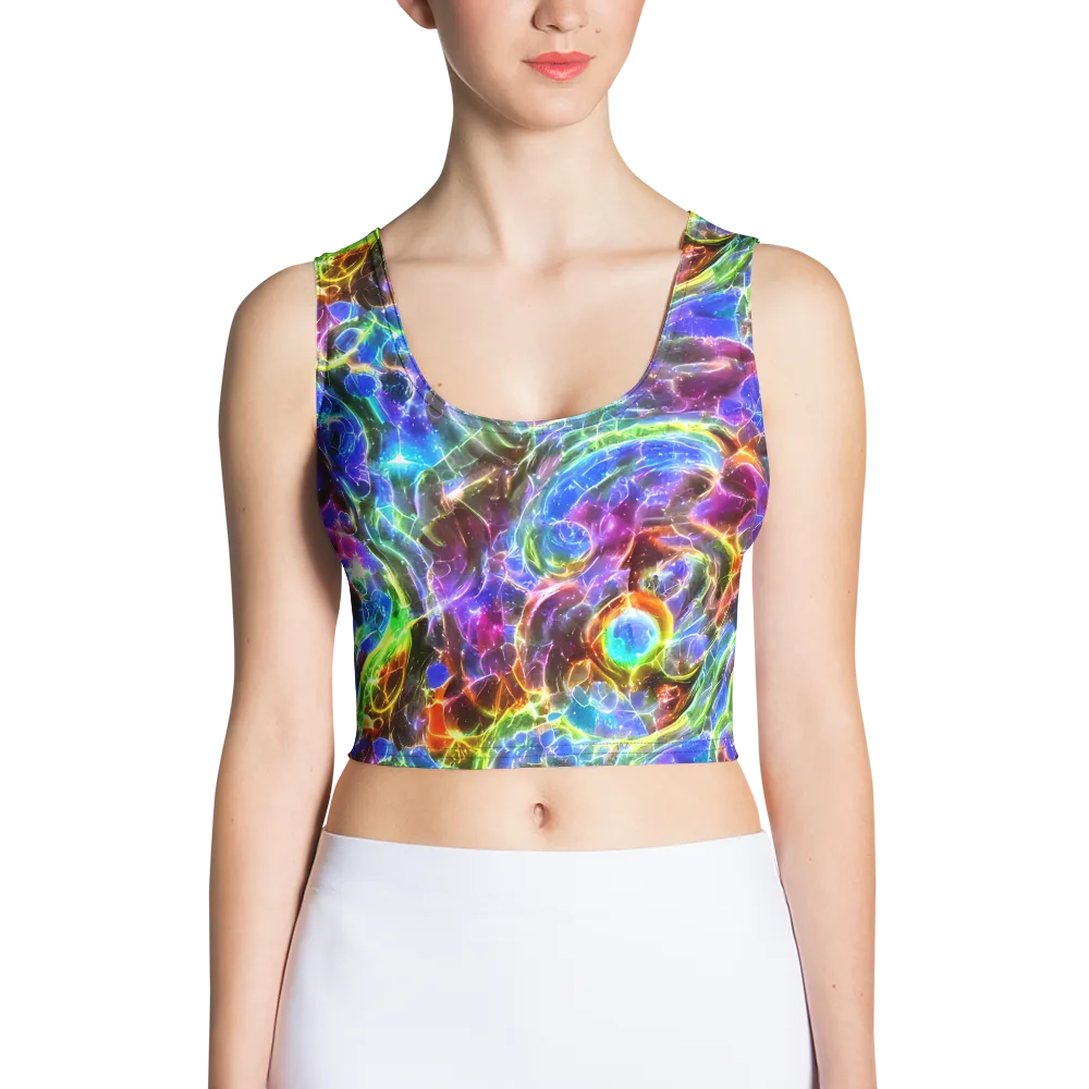 Galaxy Glass on Crop Top — Front