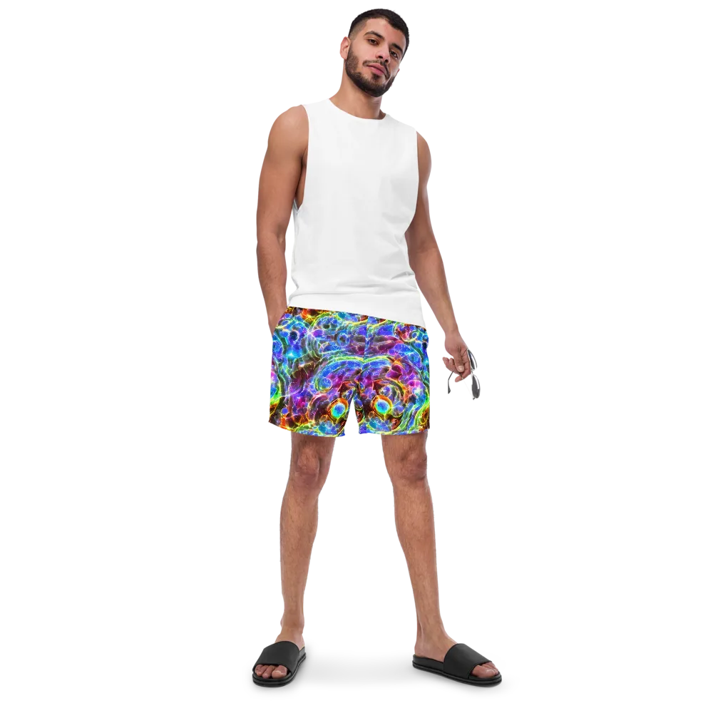 Galaxy Glass on Swim Trunks — Front