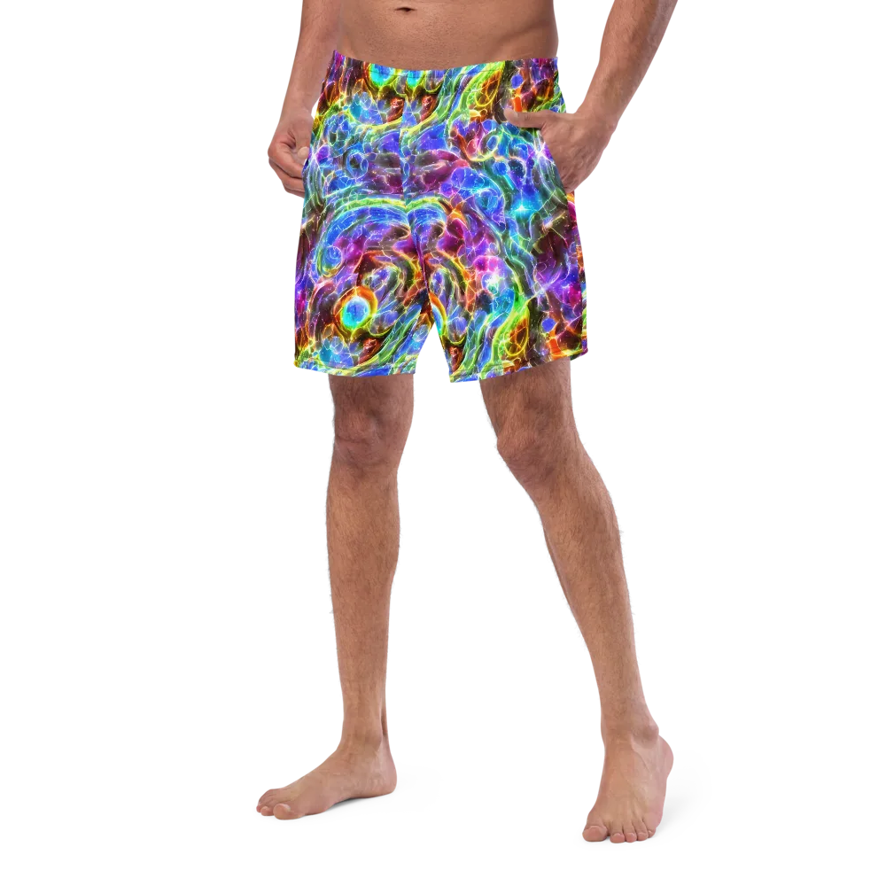 Galaxy Glass on Swim Trunks — Left Front
