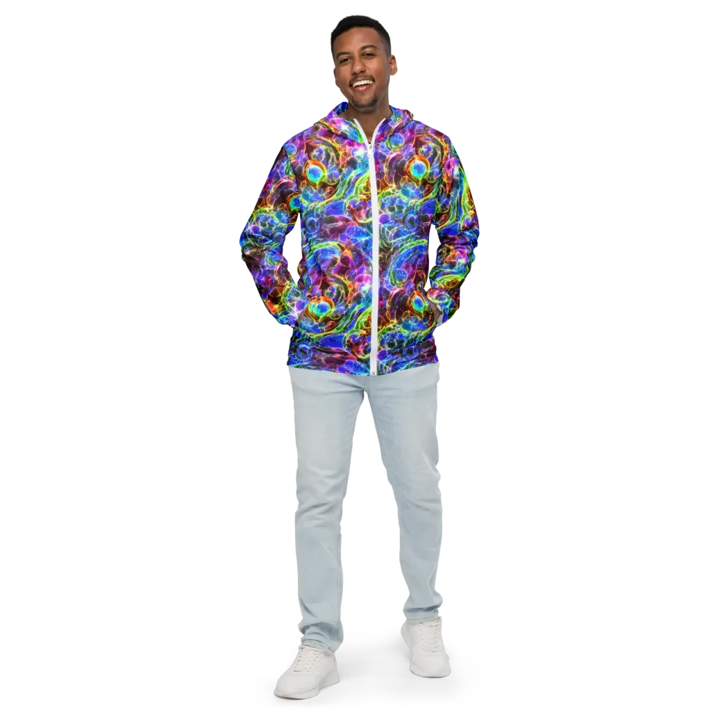 Galaxy Glass on Men's Windbreaker — Front