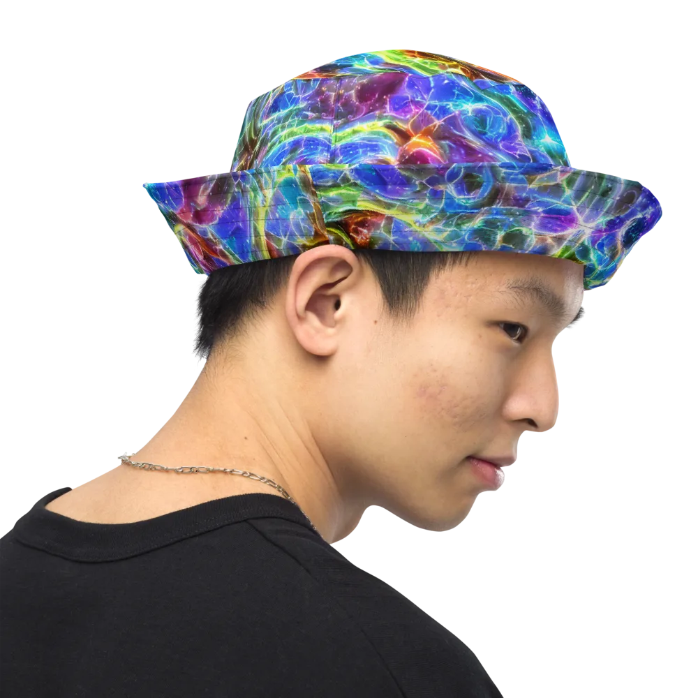 Galaxy Glass on Reversible Bucket Hat — Right Outside