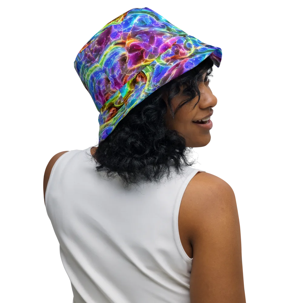 Galaxy Glass on Reversible Bucket Hat — Right Outside