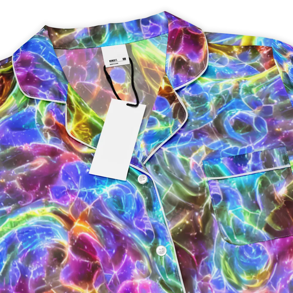 Galaxy Glass on Women's Short Sleeve Pajama Top — Product details