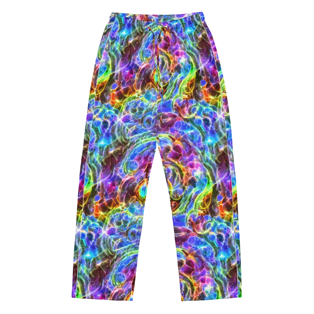 Galaxy Glass on Women's Pajama Pants — Front