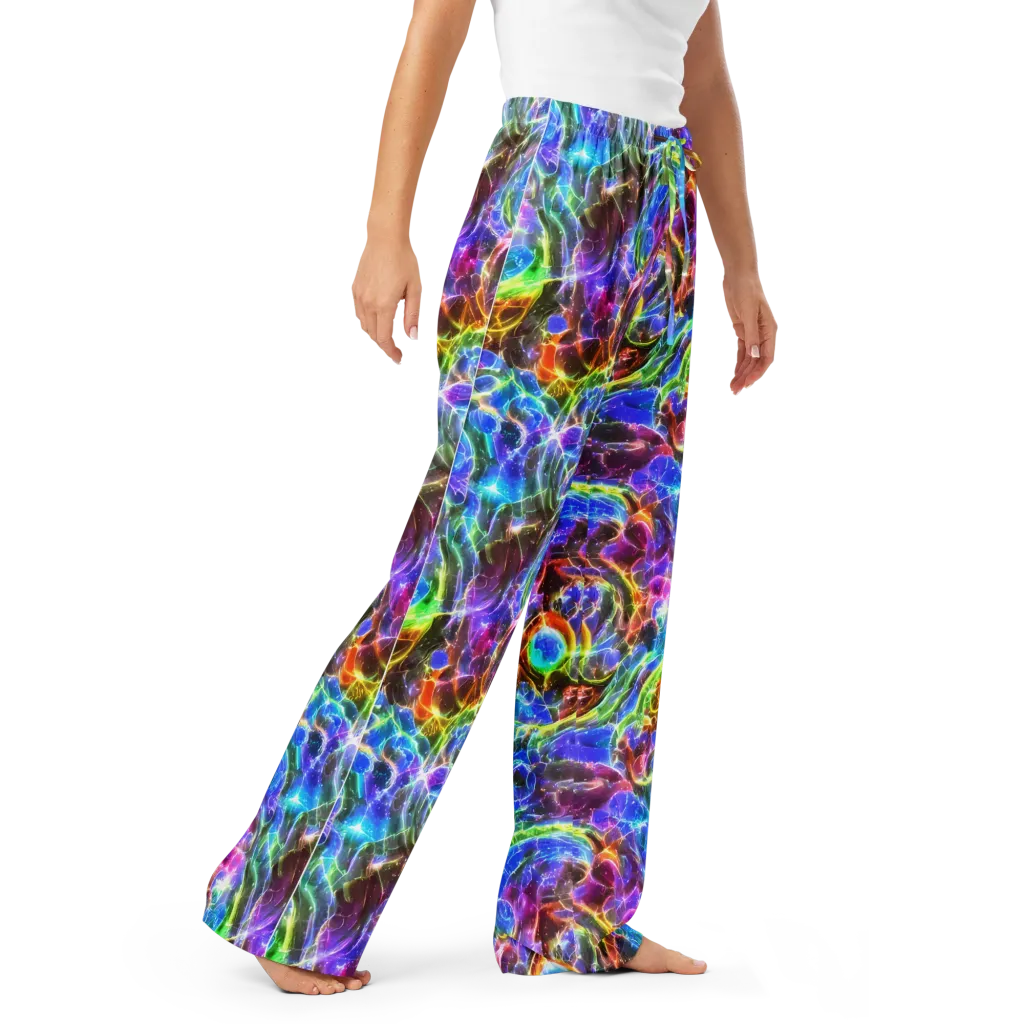 Galaxy Glass on Women's Pajama Pants — Right Front