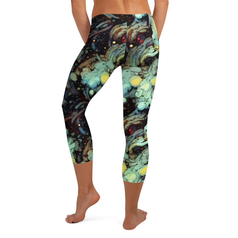 Cavern of Light on Capri Leggings — Back