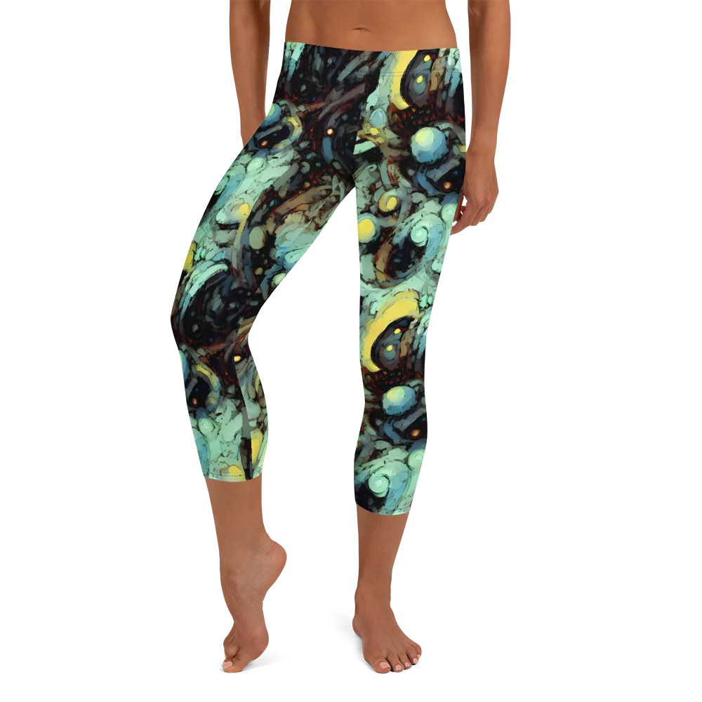Cavern of Light on Capri Leggings — Front