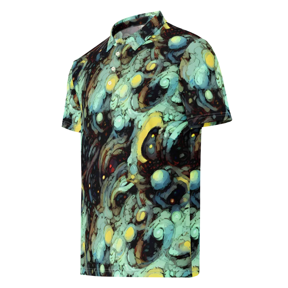 Cavern of Light on Men's Slim Fit Polo Shirt — Left Front
