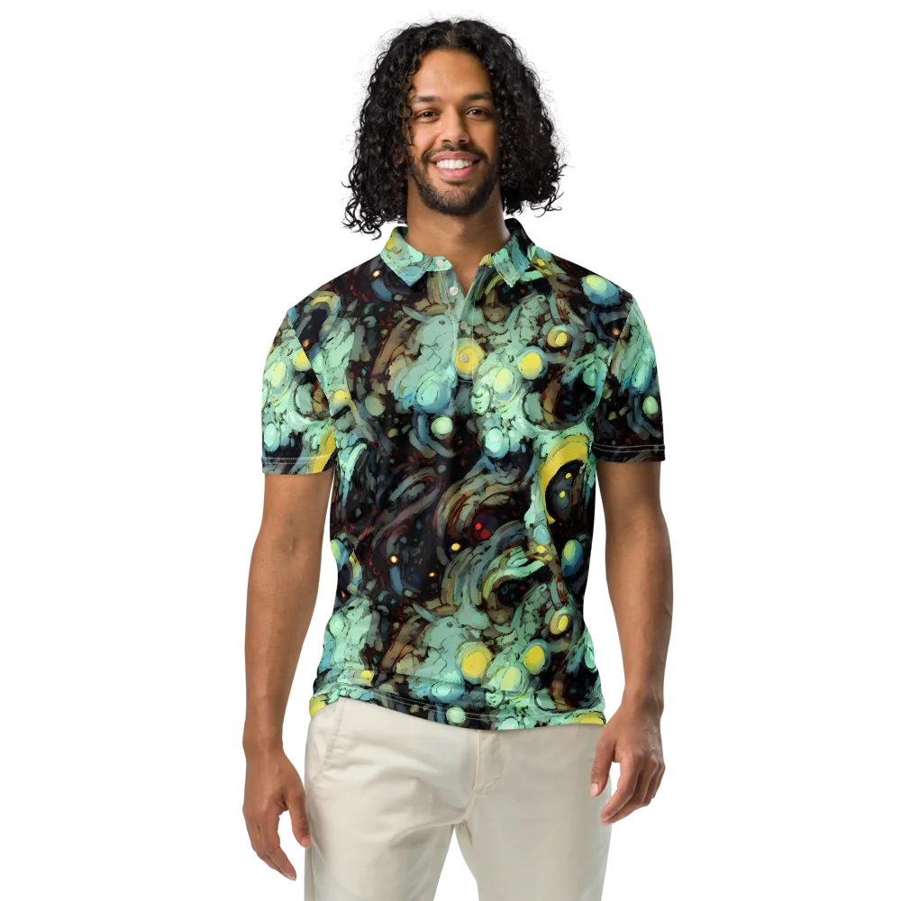 Cavern of Light on Men's Slim Fit Polo Shirt — Front