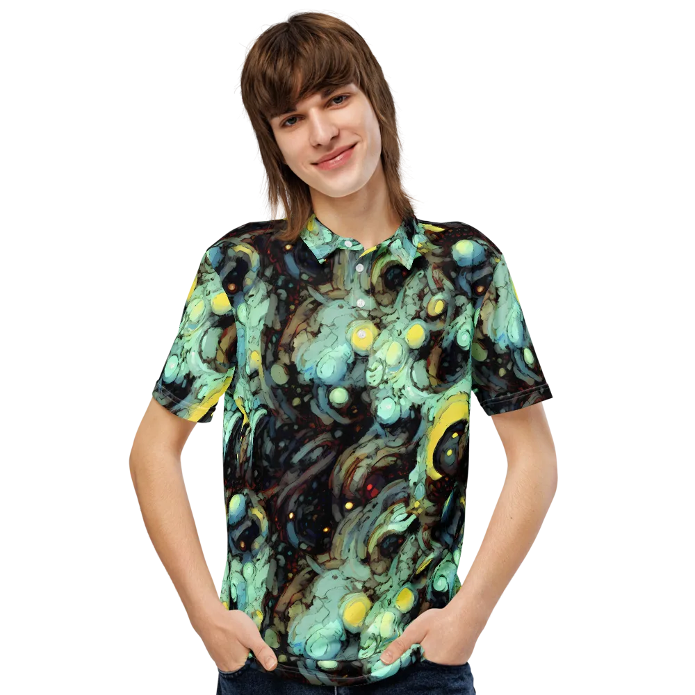 Cavern of Light on Men's Slim Fit Polo Shirt — Front