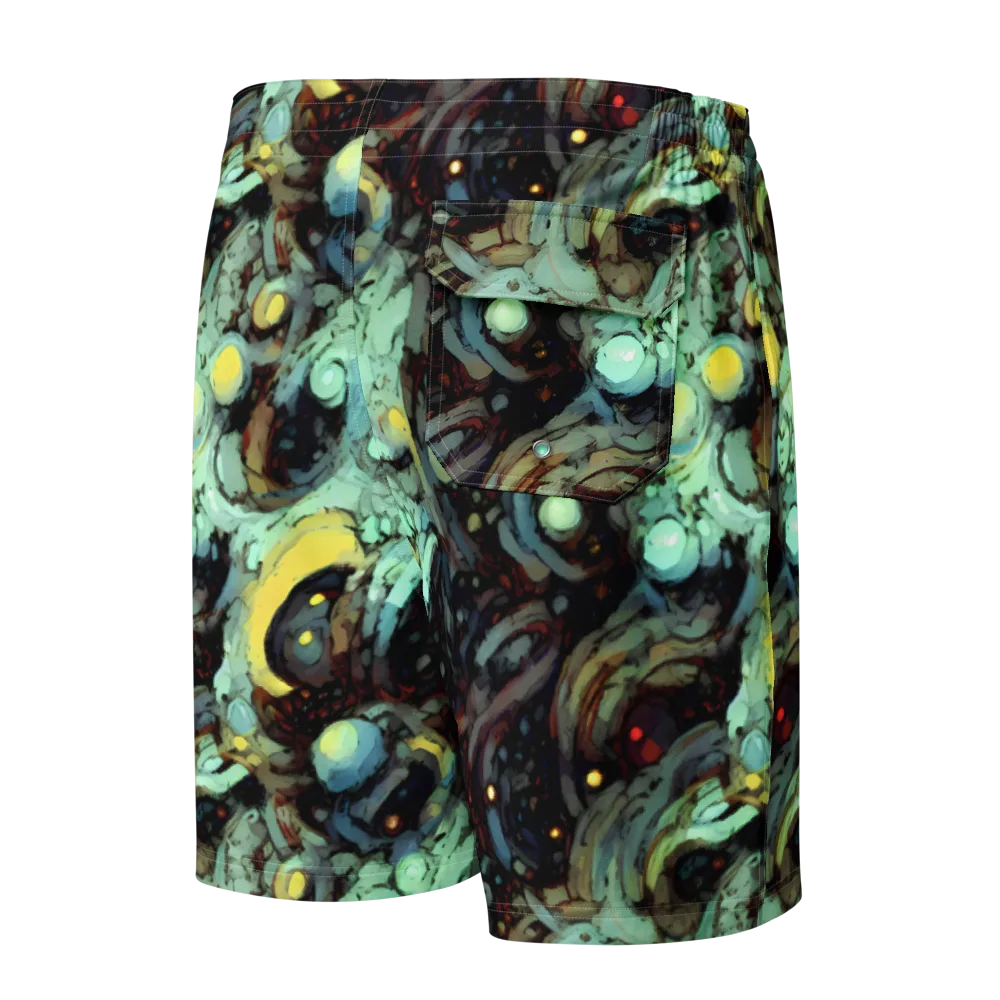 Cavern of Light on Men's Board Shorts — Back
