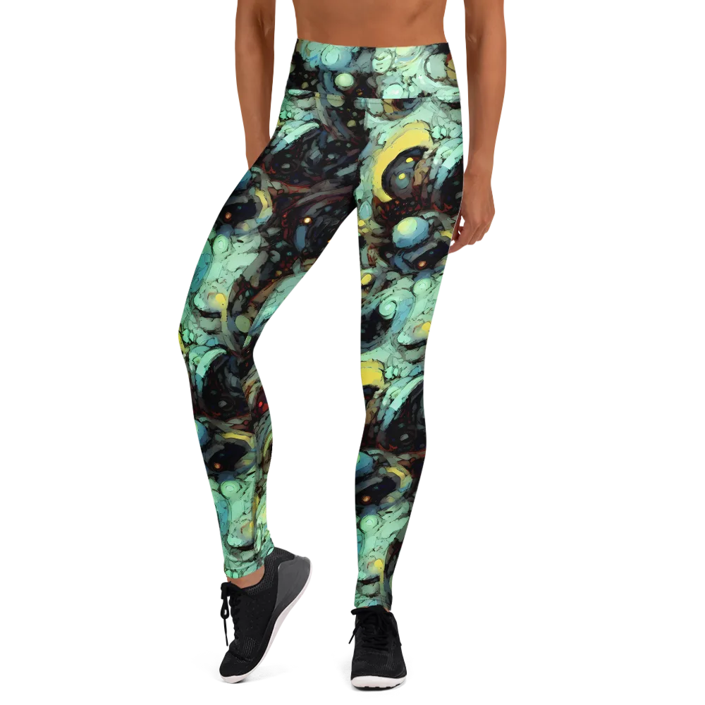 Cavern of Light on Yoga Leggings — Front