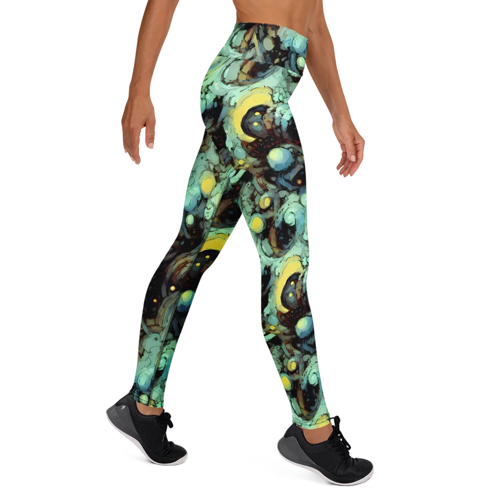 Cavern of Light on Yoga Leggings — Right