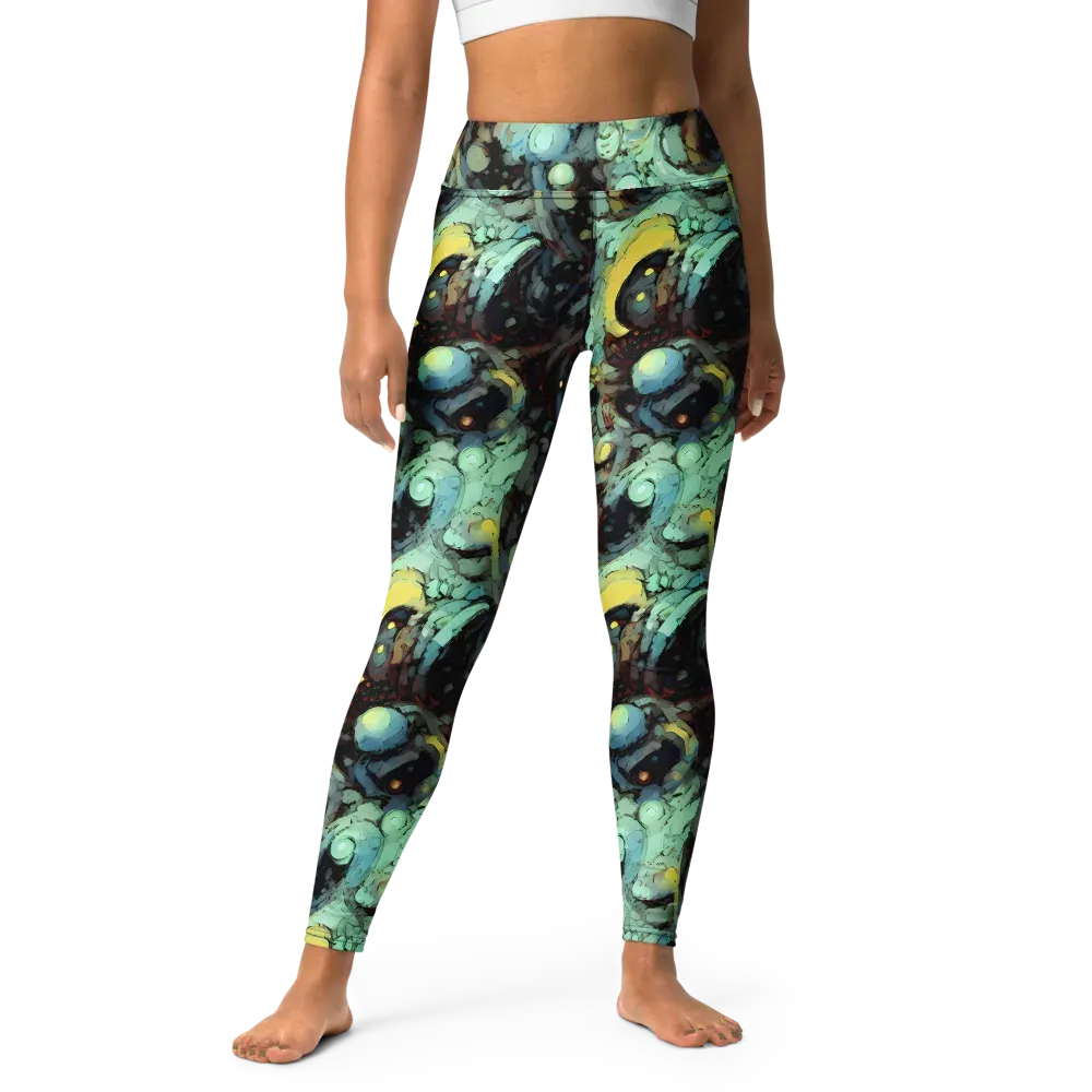 Cavern of Light on Yoga Leggings — Front