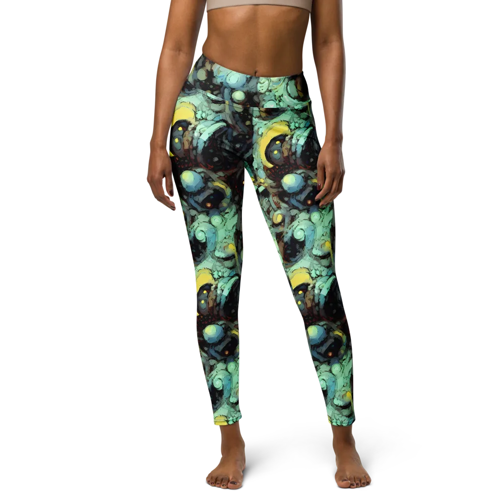 Cavern of Light on Yoga Leggings — Front