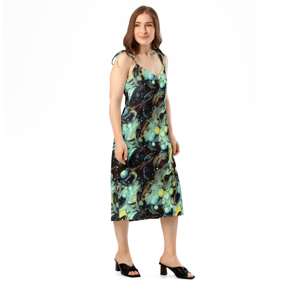 Cavern of Light on Slip Dress — Right Front