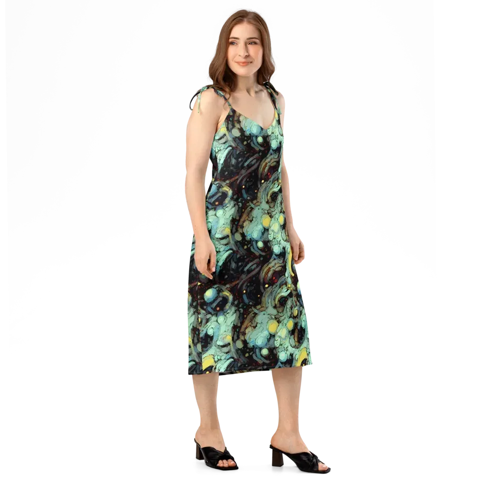 Cavern of Light on Slip Dress — Right Front