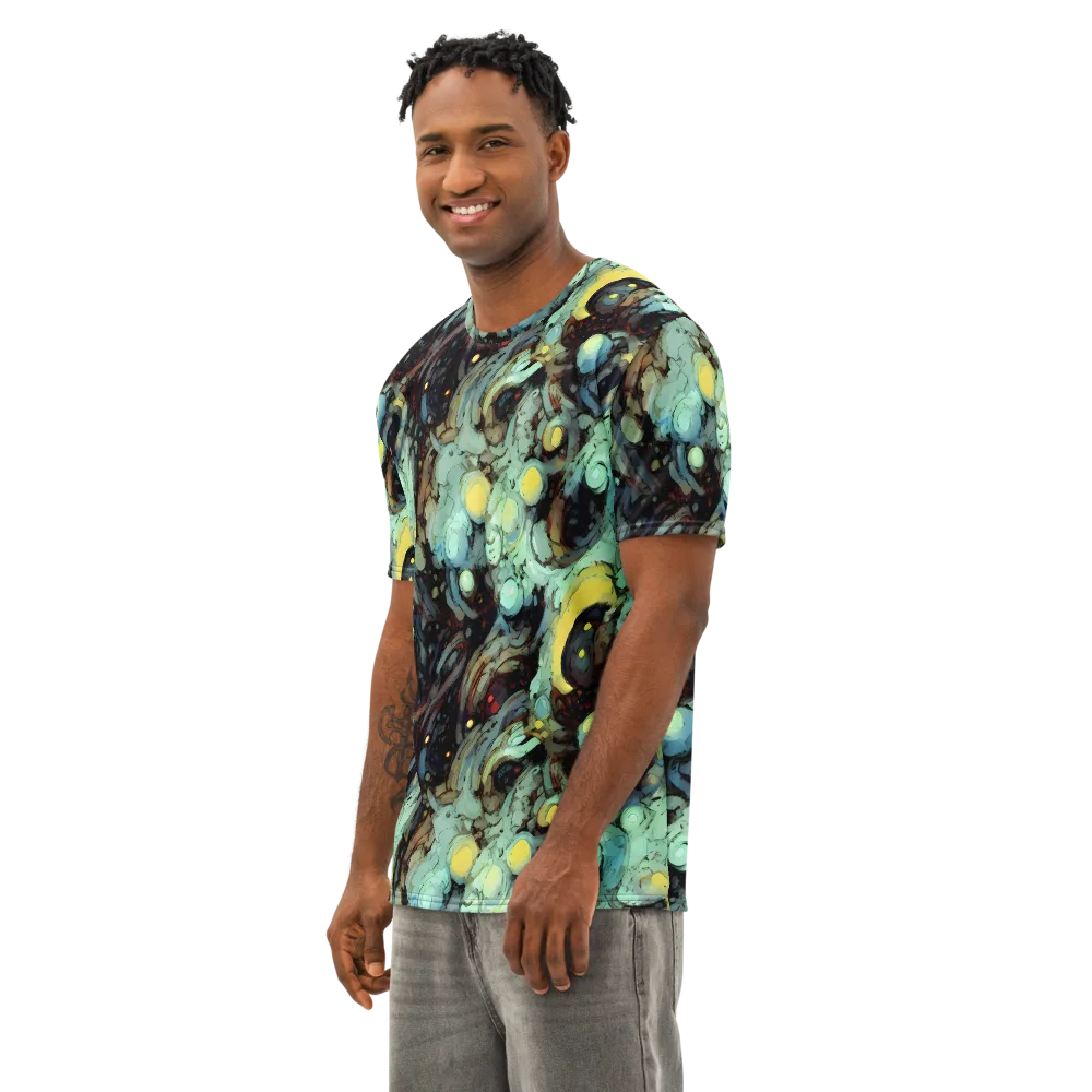 Cavern of Light on Men's Cotton Crew Neck T-Shirt — Left Front