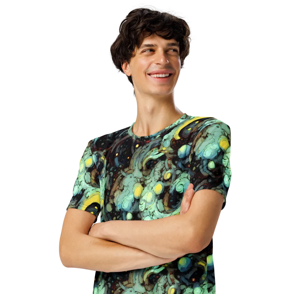 Cavern of Light on Men's Crew Neck T-Shirt — Left Front