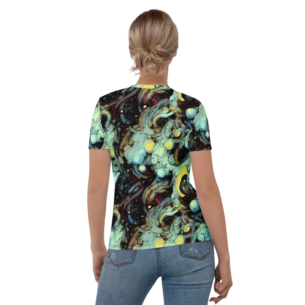 Cavern of Light on Women's Crew Neck T-Shirt — Back