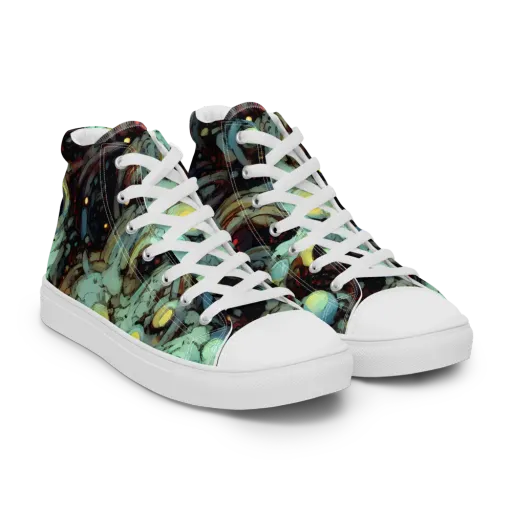Cavern of Light on a Women's High Top Canvas Shoes