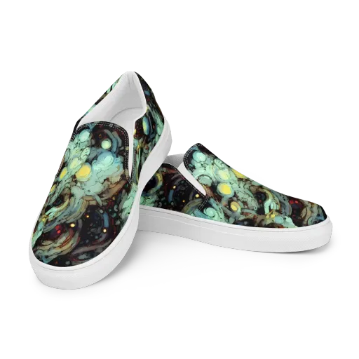 Cavern of Light on a Men's Slip-On Canvas Shoes