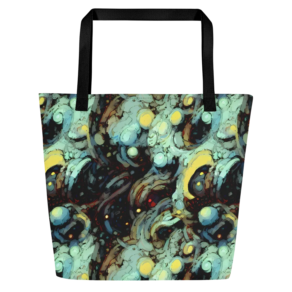 Cavern of Light on Large Tote Bag W/ Pocket — Front