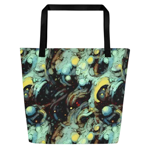 Cavern of Light on a Large Tote Bag W/ Pocket