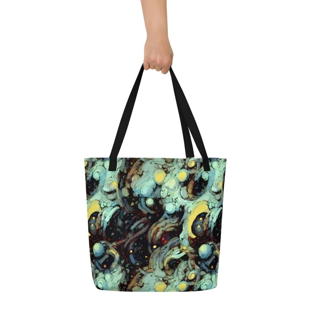 Cavern of Light on Large Tote Bag W/ Pocket — Front