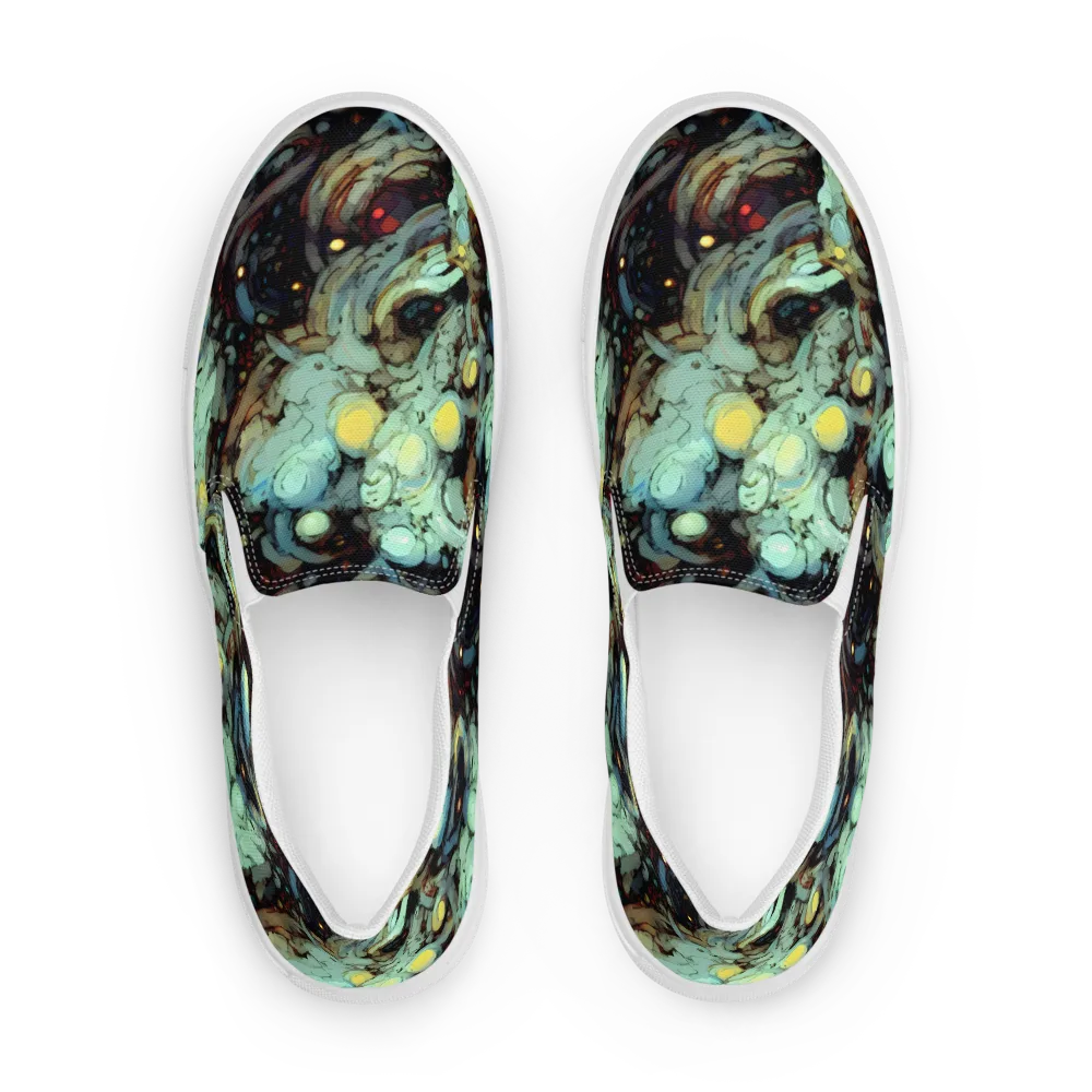 Cavern of Light on Women's Slip-On Canvas Shoes — Front