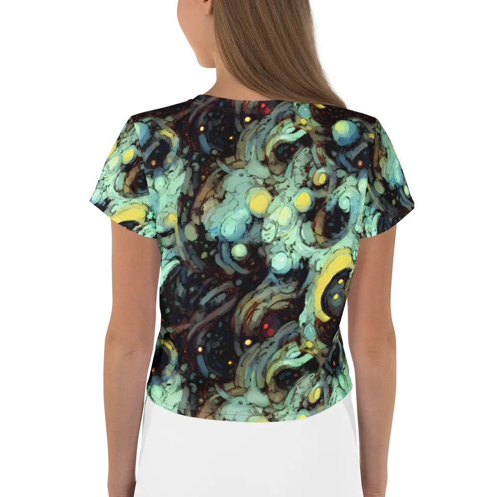 Cavern of Light on Crop Tee — Back