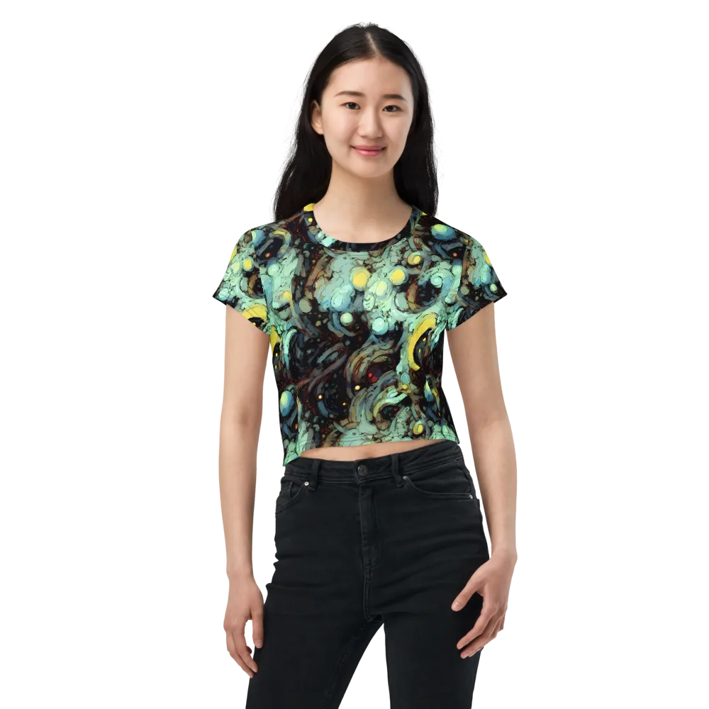 Cavern of Light on Crop Tee — Front