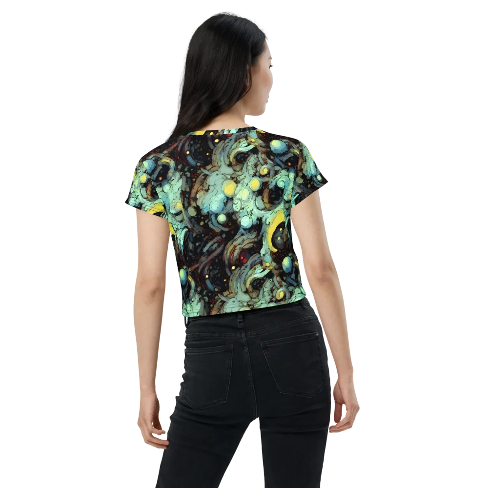 Cavern of Light on Crop Tee — Back