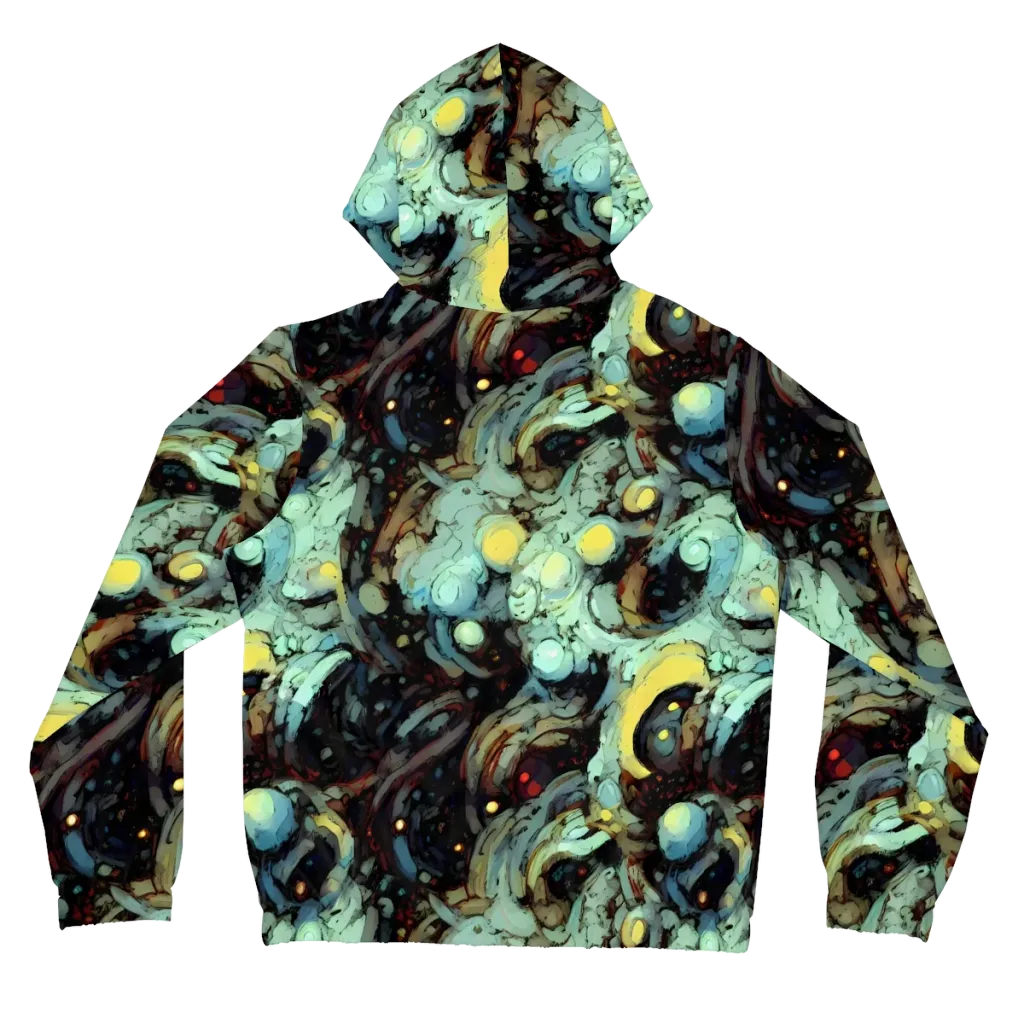 Cavern of Light on Women's Full-Zip Hoodie — Back